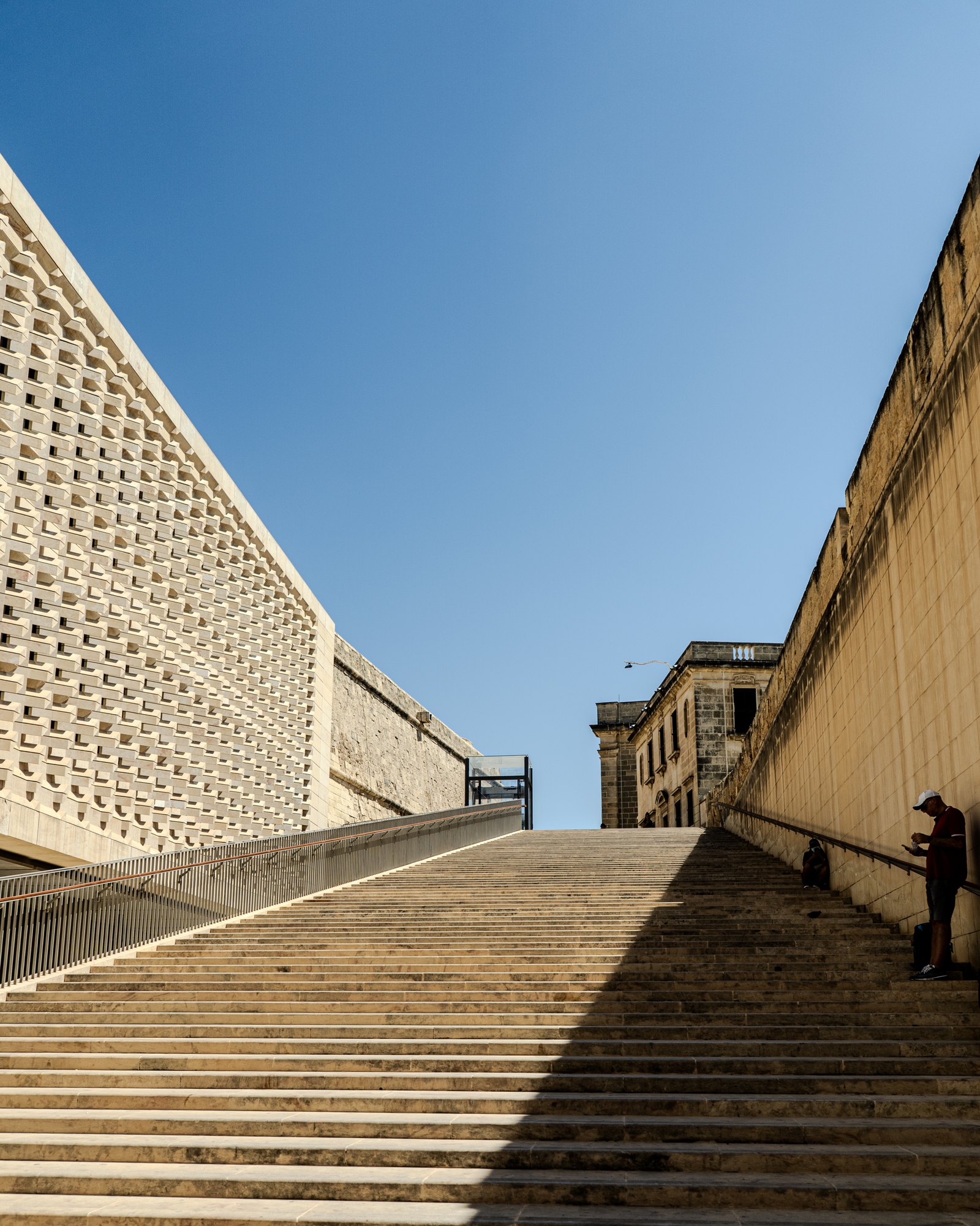 Warm-toned architecture photographed in Malta
