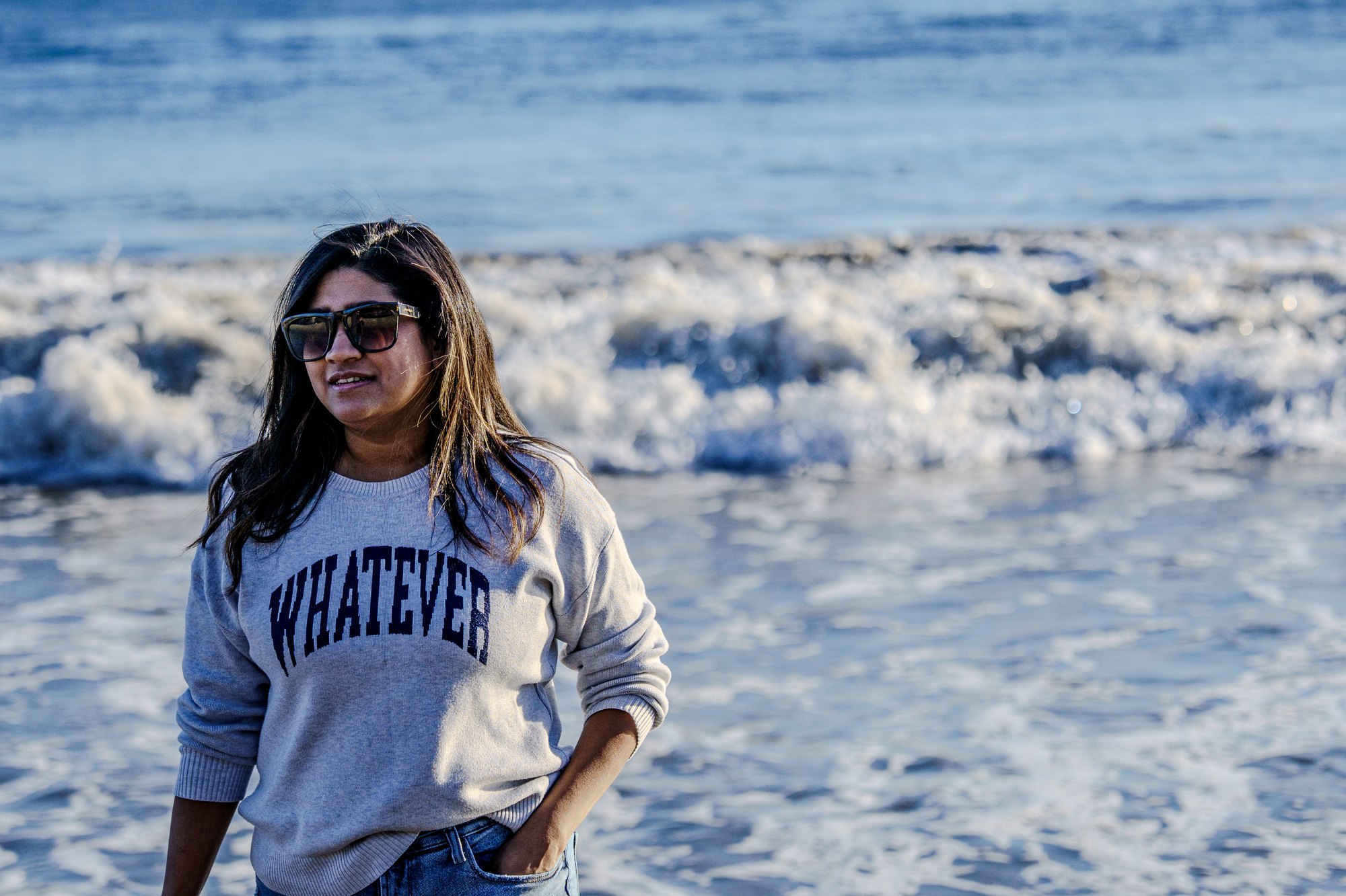 Environmental portrait photographed in Malibu